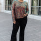 You Found Me Sequin Top in Navy