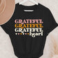 Grateful Heart Graphic T-Shirt In Black